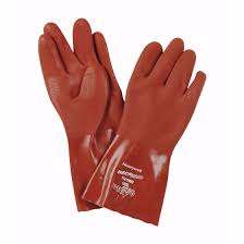 Gloves PVC chemical  blue
